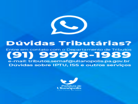 Departamento de Tributos da PMU.